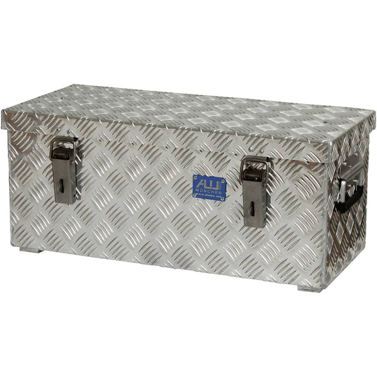 Plåtlåda räfflad Alutec Alutec 41037 Aluminium (L x B x H) 622 x 275 x 270 mm
