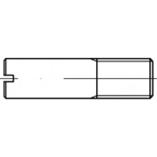 TOOLCRAFT TO-5394594 Skaftskruvar M6 100 st