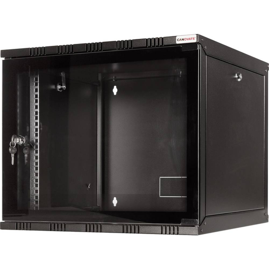 LogiLink 19 WALLMOUNT SOHO BOX 12U 540*550, BLACK, FLATPACK 19 väggskåp (B x H x D) 540 x 589 x 550 mm 12 U Svart (RAL 9005)