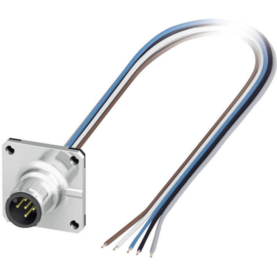 Phoenix Contact 1440973 Sensor/ställdon-kontaktdon M12 Kontakt hane inbyggd 0.50 m Antal poler (RJ): 5 1 st