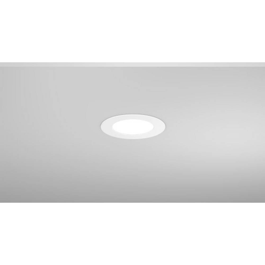 LED-panel infälld LED EEK: beroende av ljuskälla RZB Toledo Flat LED/5W-4000K D14 901451.002.1 Vit