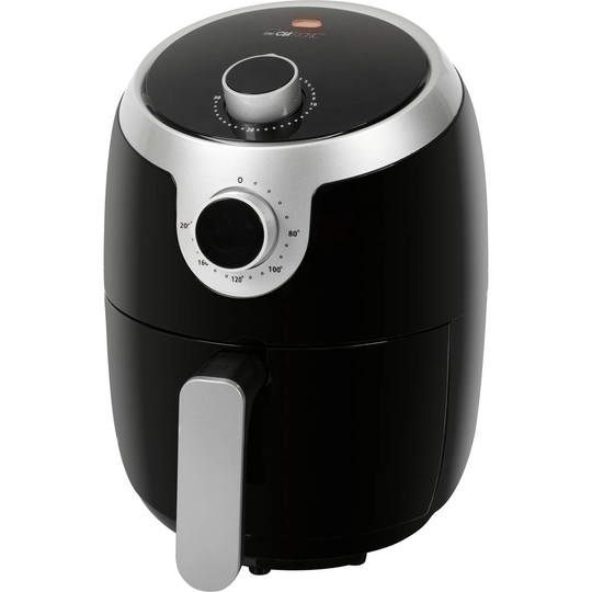 Clatronic FR 3769 H Varmluftsfritös 1000 W Svart, Silver