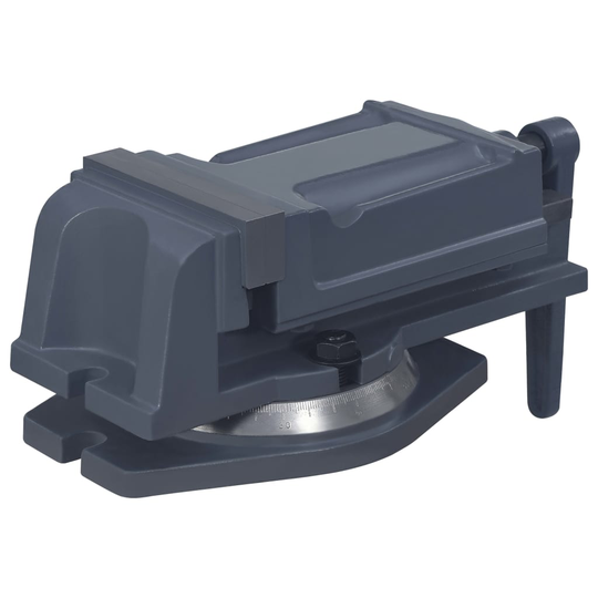 vidaXL Roterbart skruvstycke gjutjärn 125 mm