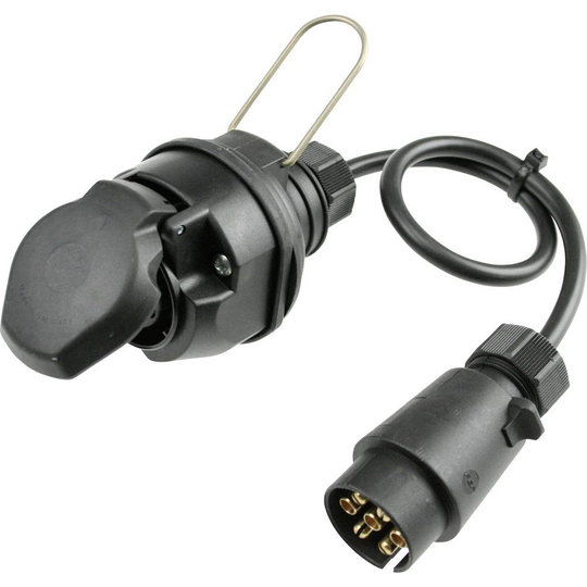 AS Schwabe 60468 Släpvagn adapter [Stiftkontakt 7-polig - Sockel 13-polig]