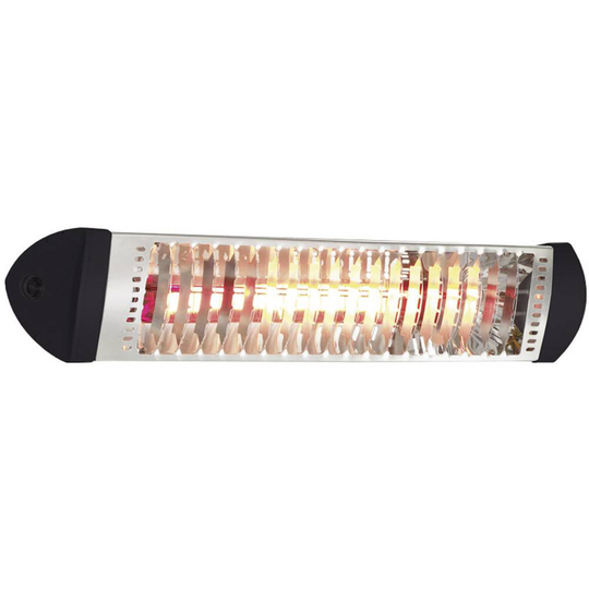 Mo-el Sharklite 1200 W Halogen IR-värmare 1200 W 6 m² Silver