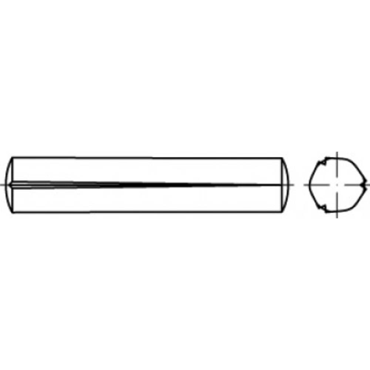 TOOLCRAFT TO-5438277 Räffelpinne 3 mm Stål 250 st