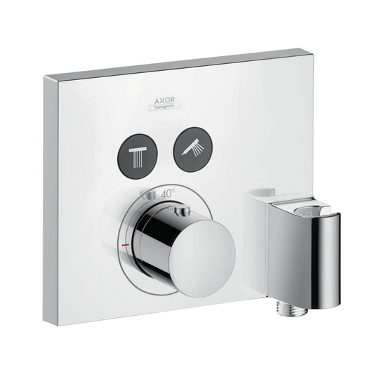 Inbyggnadsblandare Hansgrohe Axor ShowerSleect Square 2-utlopp med integrerad slangkoppling