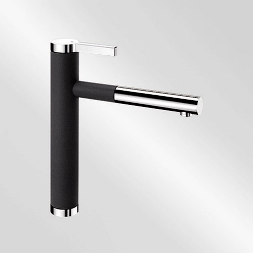 Blanco Köksblandare Linee S Silgranit-look - Silgranit-look Antracit / Krom