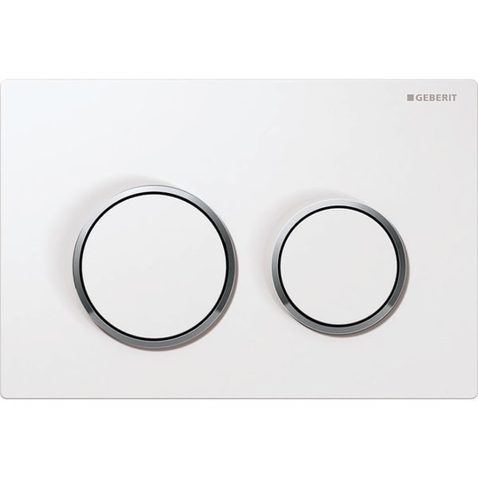 Geberit Spolknapp Omega20 För Dubbelspolning Vit