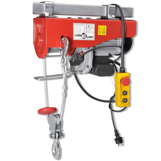 vidaXL Elektrisk vinsch 1300 W 500/999 kg