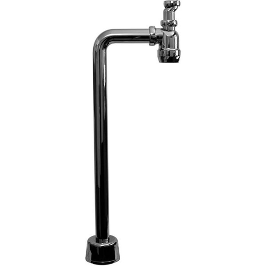Faluplast 8073629 Pungvattenlås 40 mm, med tvär vinkel Krom