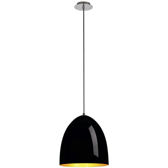 Pendellampa E27 EEK: beroende av ljuskälla SLV Para Cone 30 133060 Svart, Guld