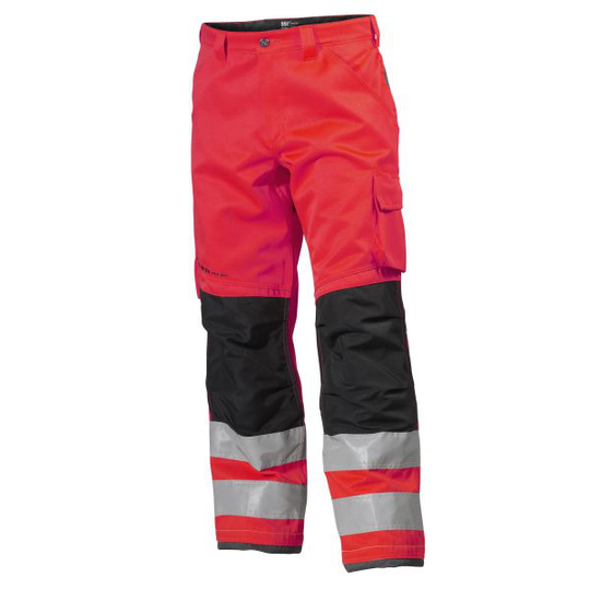 Helly Hansen Workwear Alna 77411-169 Arbetsbyxa varsel, röd/svart C44