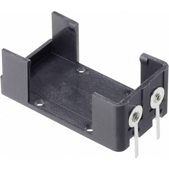 Keystone 1294 Batterihållare 1x 9 V blockbatteri Genomgående montering THT (L x B x H) 54 x 29 x 20 mm