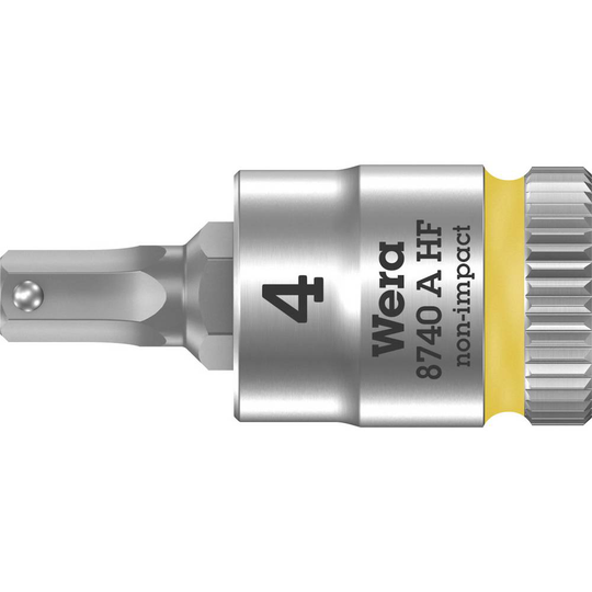 Wera 8740 A 05003333001 Inner-sexkantig Hylsnyckel-bitsinsats 4 mm 1/4