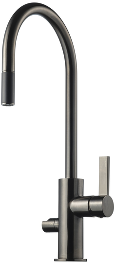 Tapwell Köksblandare ARM885 Borstad Black Chrome