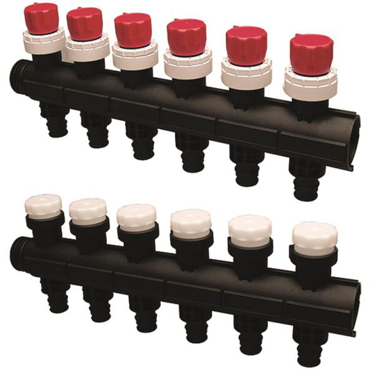 Uponor Pro 1 Q&E Fördelare 20 x 2,0 mm, G25 6 avstick
