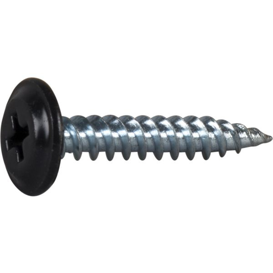 ESSVE 513553 Montageskruv 4,2 mm Ø, svartlackerad, PH2, FZB 25 mm, 20-pack