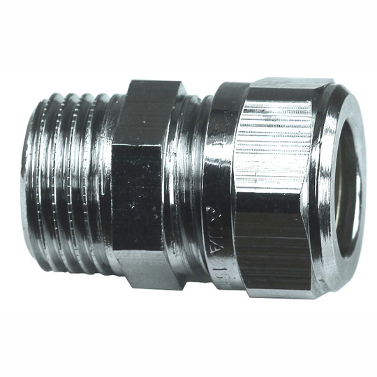KOPPARRÖRSKOPPLING RAK UTV GG 12XR15 KROM | Beijerbygg Byggmaterial