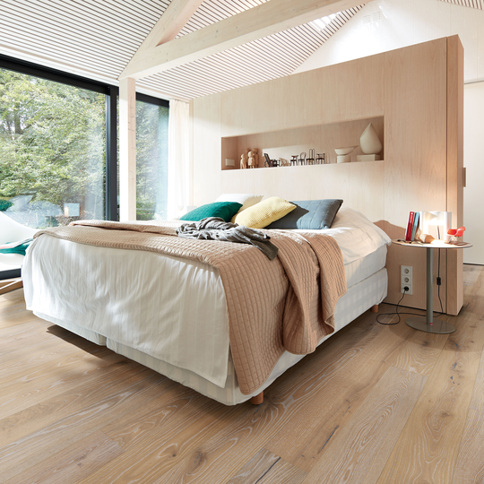 Trägolv Meister Longlife PD 400 Vit Vital Ek Borstad 8804