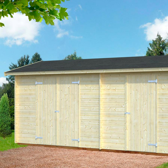 Förråd Jari 9,4 + 15 m² 15 m², Takpapp
