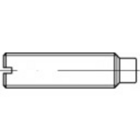 TOOLCRAFT 106440 Inställningsskruv M4 10 mm Stål 100 st