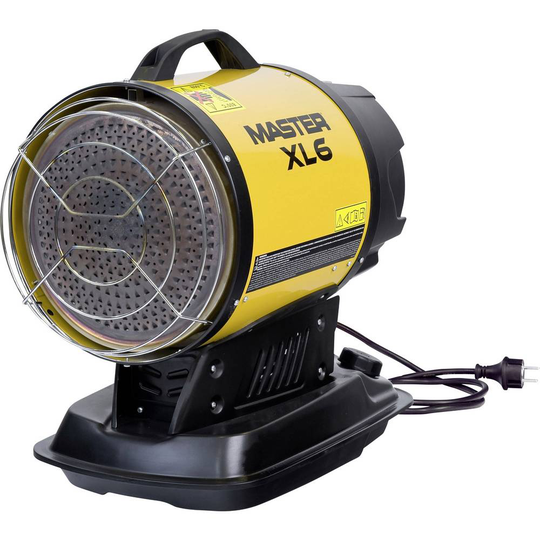 Infraröd oljevärmare Master Klimatechnik 17000 W Gul, Svart XL-6
