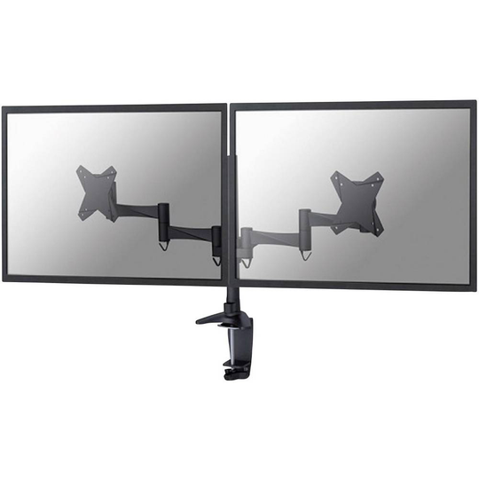 Neomounts by Newstar FPMA-D1330DBLACK 2x Monitor bordsfäste 25,4 cm (10) - 68,6 cm (27) Justerbar i höjd, Tiltbar, Svängbar, Roterbar
