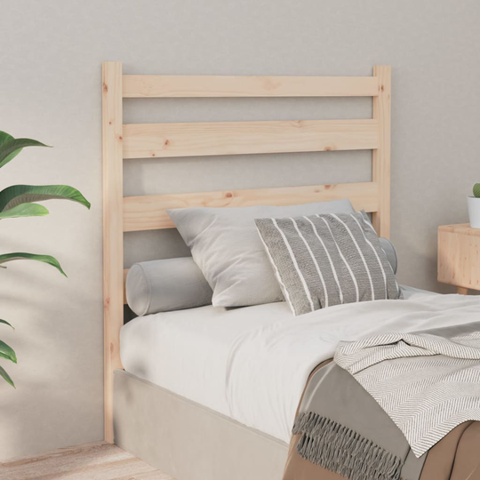 vidaXL Sänggavel 81x4x100 cm massiv furu