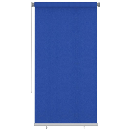 vidaXL Rullgardin utomhus 120x230 cm blå HDPE