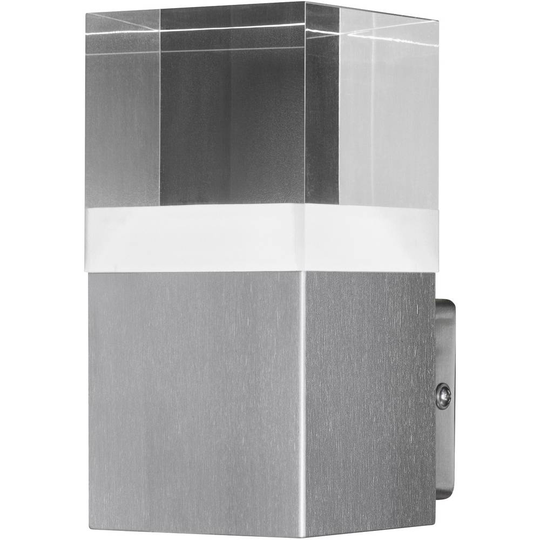 LEDVANCE Endura Style Cube Crystal 4058075474178 LED-utomhusväggbelysning 4.50 W EEK: beroende av ljuskälla Stål