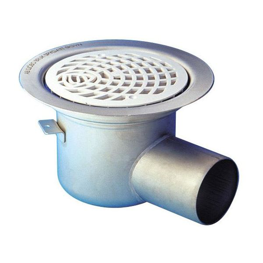 Purus Sigyn 7118071 Golvbrunn 150 x 75 mm, sidoutlopp