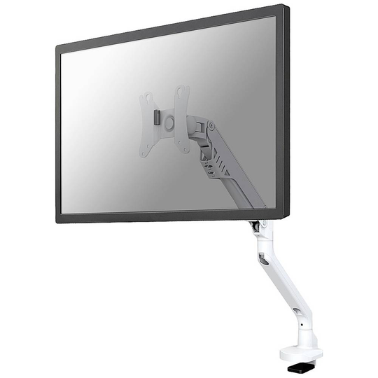 Neomounts by Newstar FPMA-D750WHITE2 Monitor bordsfäste 25,4 cm (10) - 81,3 cm (32) Tilt + Svängbar, Justerbar i höjd, Roterbar