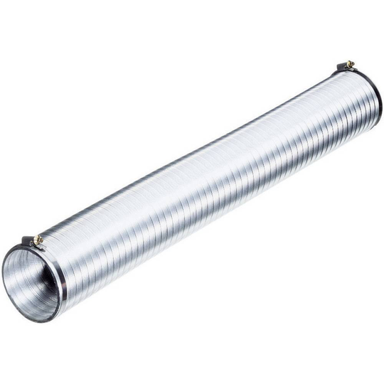 Flexibelt luftningsrör Aluminium (Ø x L) 10 cm x 2.5 m Wallair N51808 Silver