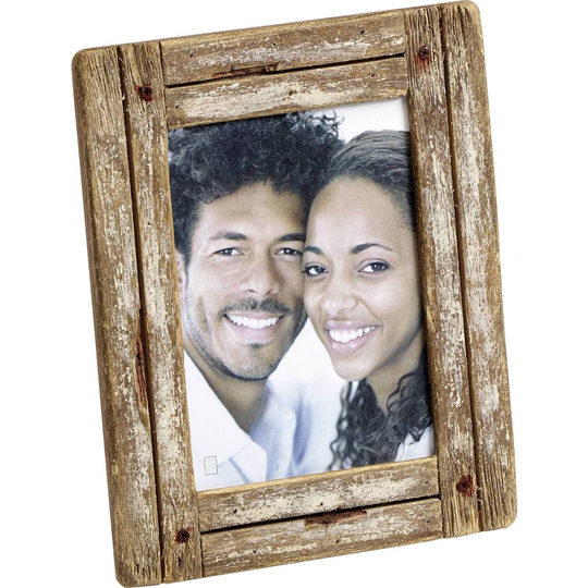 walther+ design Växelram akryl YA015W Pappersformat: 10 x 15 cm Brun, Vit