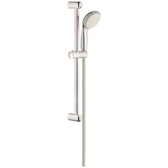 Grohe Vitalio Go 100 Duschset Ø 100 mm, 1-strålig, krom, 1,75 m slang