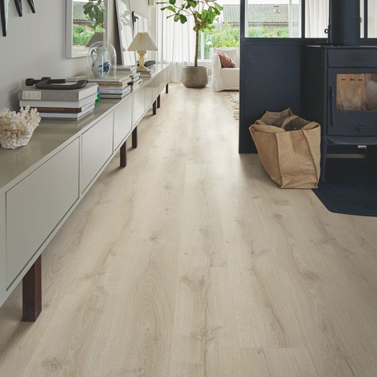 Vinylgolv Pergo Greige Mountain Oak 1-stav Premium Click Mattlackad