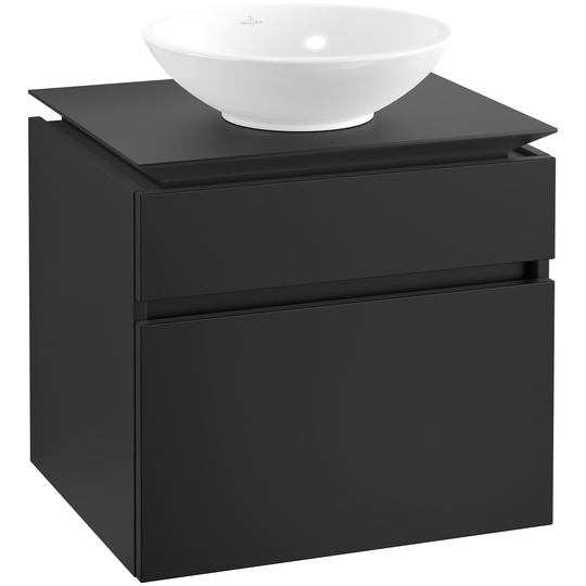 Tvättställsskåp Villeroy & Boch Legato 600 med 2 Lådor för Ytmonterat Tvättställ