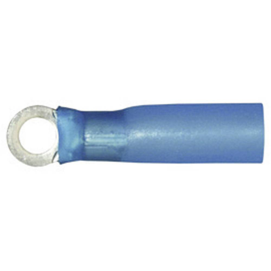 Vogt Verbindungstechnik 3637ah Ringkabelsko med krympslang Tvärsnitt (max.)=2.50 mm² Hål-Ø=5.3 mm Delisolerad Blå 1 st