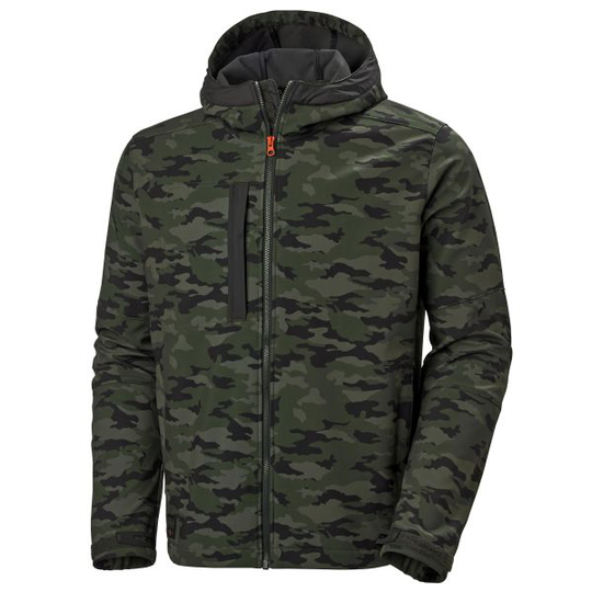 Helly Hansen Workwear Kensington 74230-481 Softshelljacka med huva, kamouflage XS
