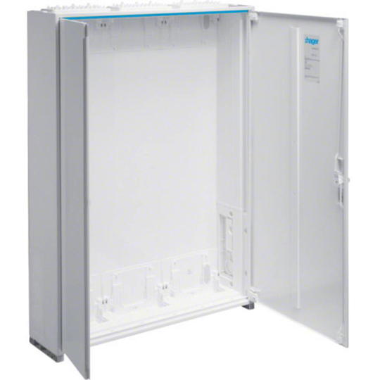 Hager ZB33S ZB33S Panel för mätarmontage Utanpåliggande, Infälld, delvis försänkt Moduler totalt = 252