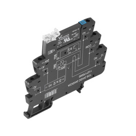 Weidmüller 1126930000 Halvledar-relä 10 st TOS 12VDC 48VDC0,1A Belastningsström (max.): 0.1 A Växelspänning (max.): 48 V/DC