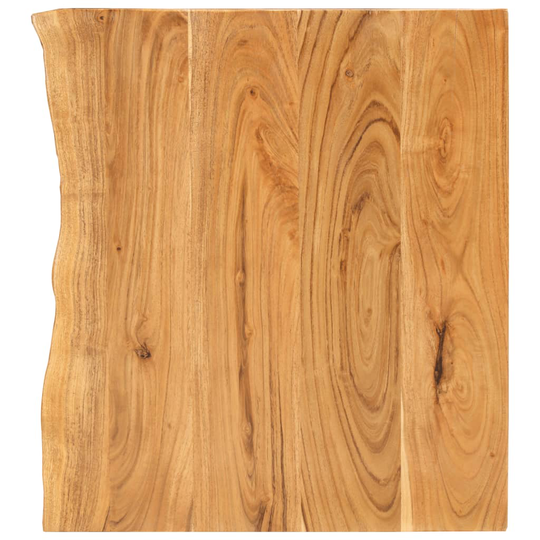 vidaXL Bänkskiva för badrum massivt akaciaträ 58x55x2,5 cm