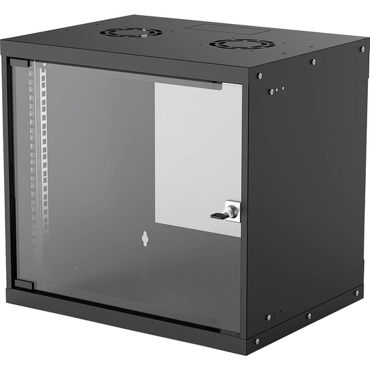 Intellinet 19 Wandverteiler Basic Line 9HE schwarz 19 väggskåp (B x H x D) 540 x 487 x 400 mm 9 U Svart (RAL 9005)