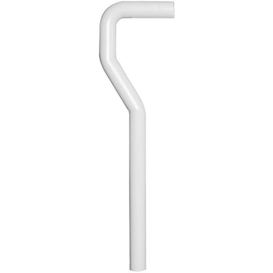 Faluplast 8073322 Utloppsrör 610 x 40 x 160 mm, S-böjd