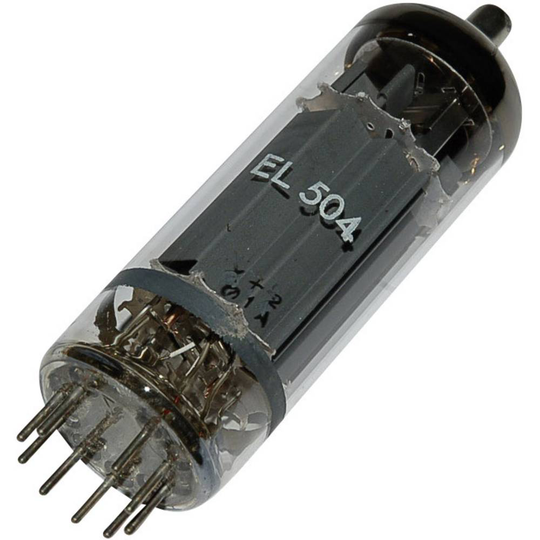 EL 504 = 6 GB 5 A Elektronrör Ändpentod 75 V 440 mA Antal poler: 9 Lampsockel: Magnoval Innehåll 1 st