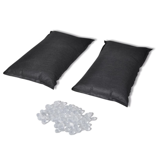 vidaXL Avfuktningspåse med Silica Gel 2 st 2 kg