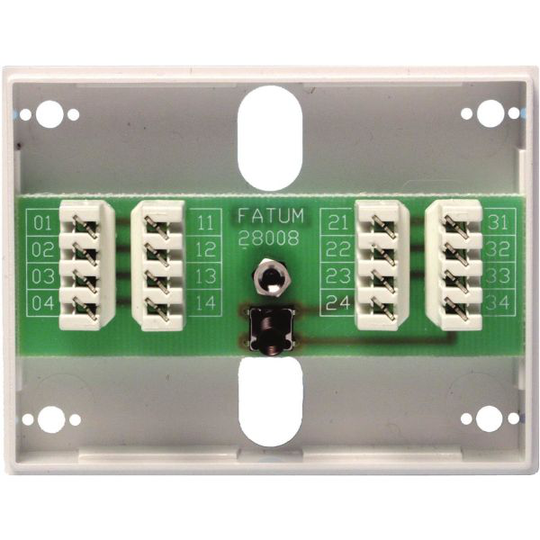 Alarmtech Fatum Mini Larmbox 8-polig, med sabotagekontakt Slits/slits