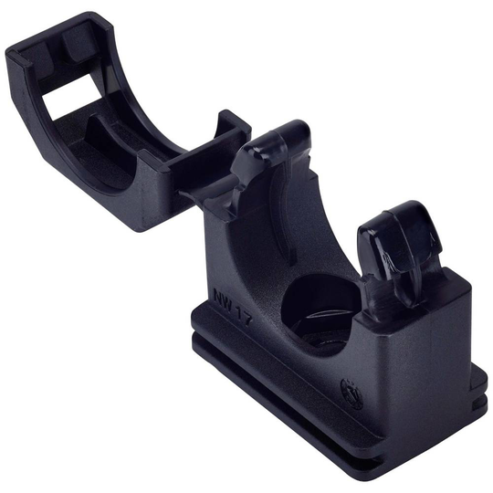 Fränkische Rohrwerke 4892122100 COPA-S-36B Slanghållare Svart 4 st