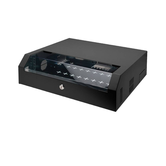 Digitus DN-19 04U-PB-B 19 väggskåp (B x H x D) 500 x 145 x 475 mm 3 U Svart (RAL 9005)